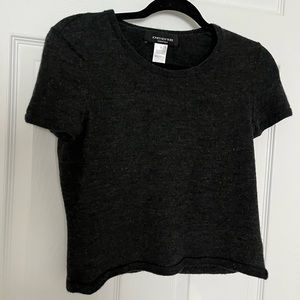 Vintage Scoop Neck Wool T-Shirt